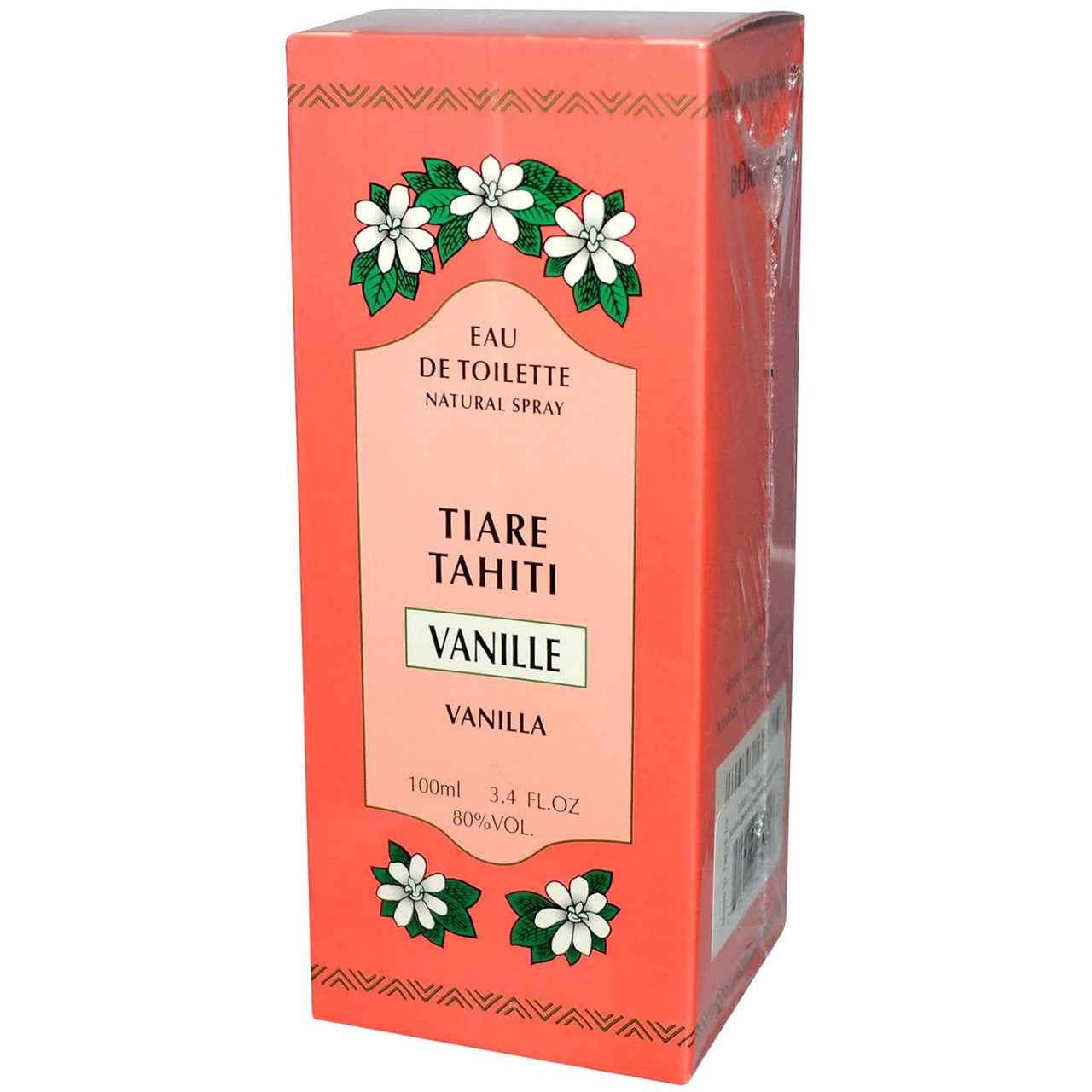 Monoi Tiare Tahiti Eau De Toilette Natural Spray Vannila - 3.4 Oz
